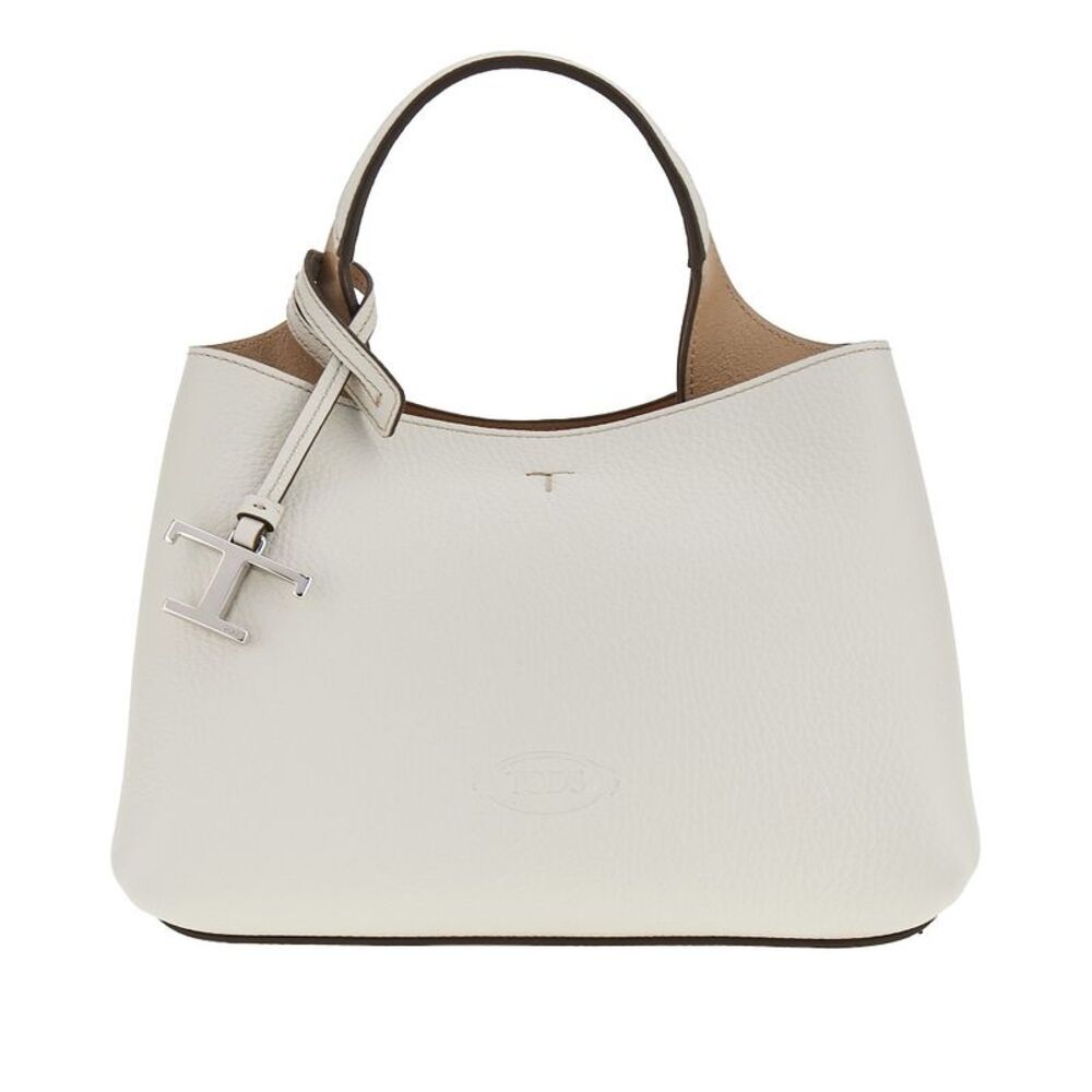Tods Women Grained Leather Micro Shopping Bag